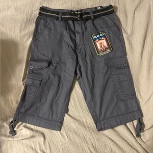 Iron Co. Men's Charcoal Cargo Shorts
